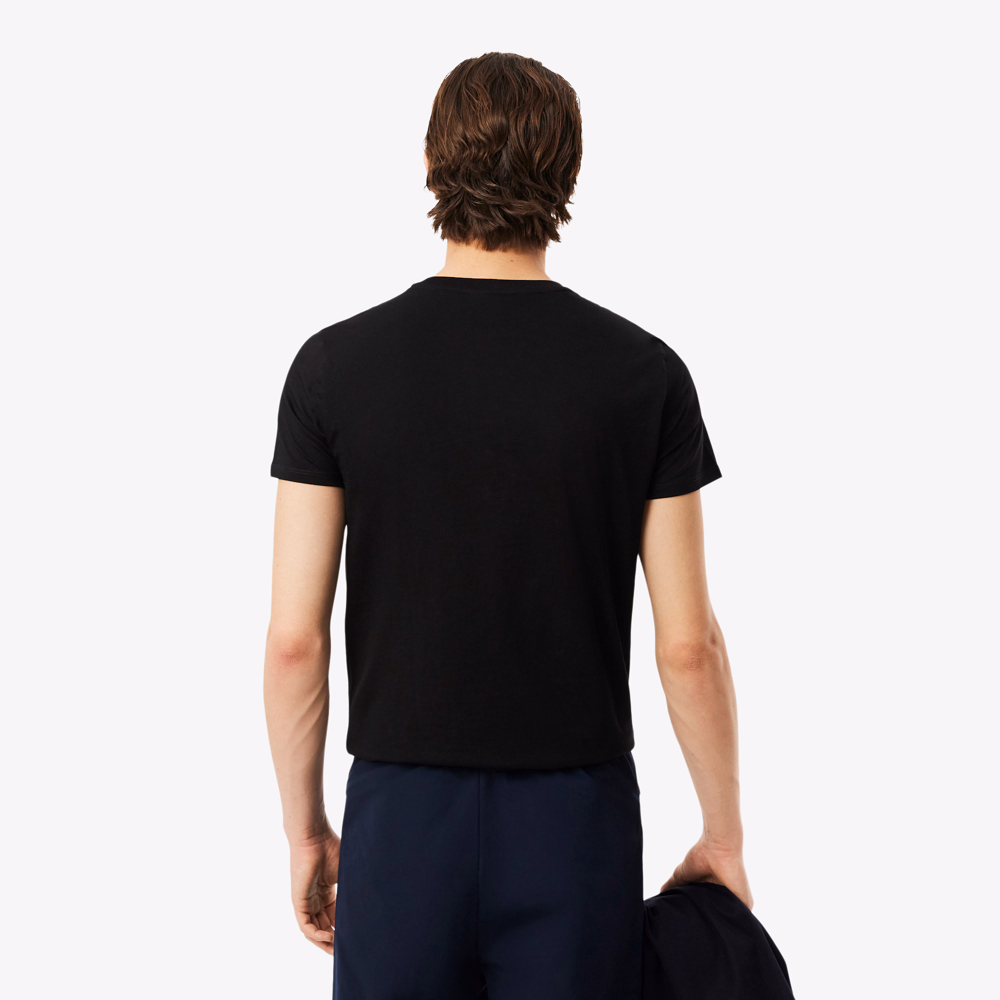 Lacoste T-Shirt a Mezze Maniche in Cotone Pima TH6709-031 2 Lacoste T-Shirt a Mezze Maniche in Cotone Pima TH6709-031 - immagine 2