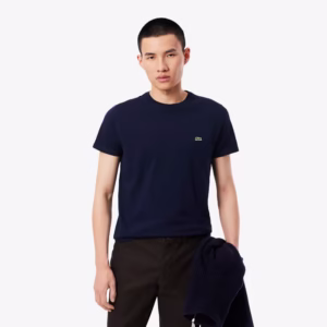 T-Shirt a Mezze Maniche da Uomo in Cotone Pima Lacoste TH6709-166