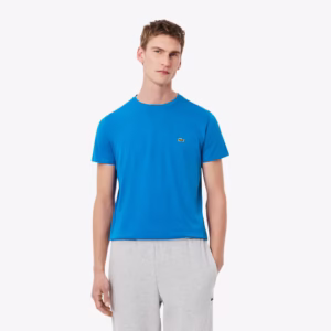 T-Shirt a Mezze Maniche da Uomo in Pima Cotton Lacoste TH6709-3D3