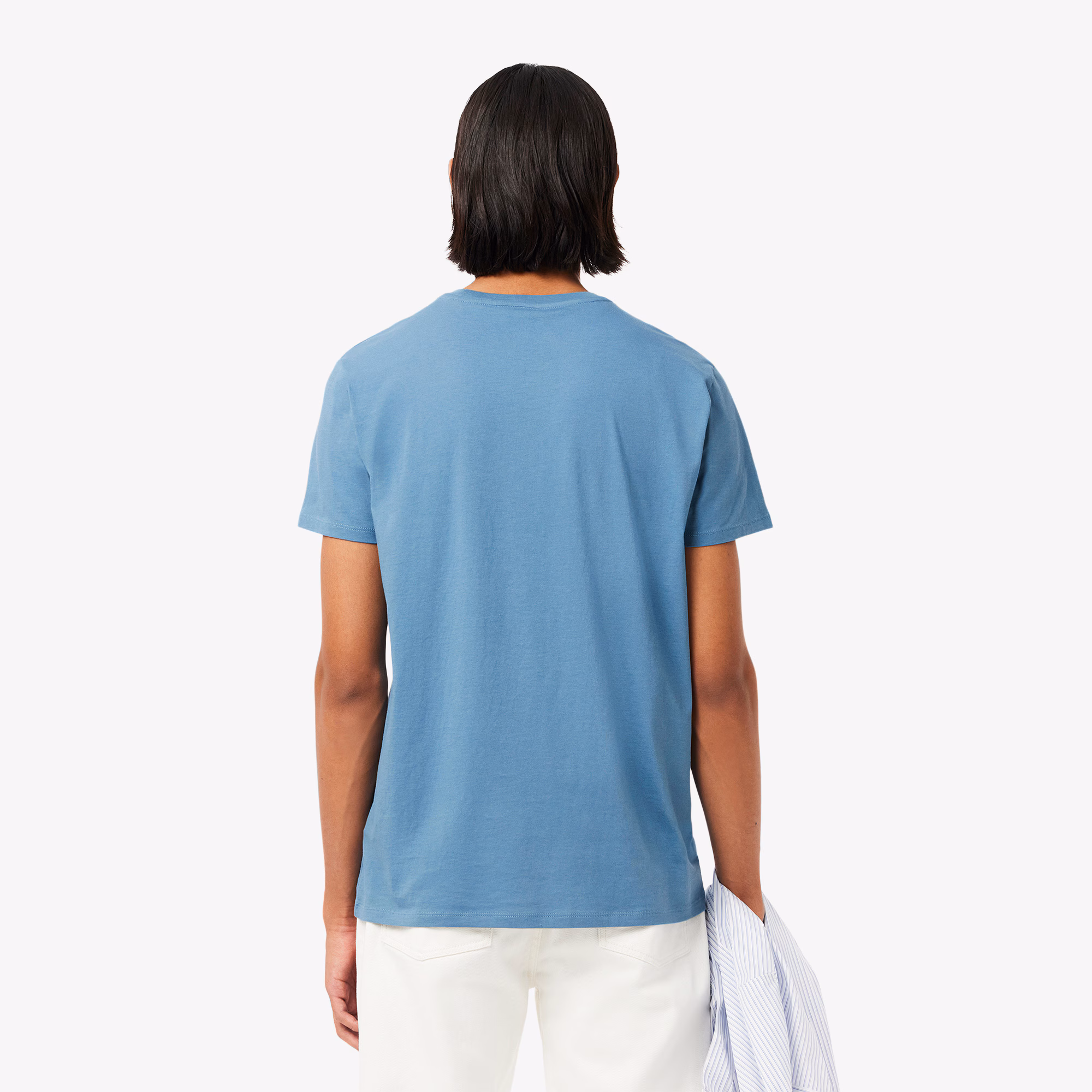 Lacoste T-Shirt a Mezze Maniche in Cotone Pima TH6709-HD9 2 Lacoste T-Shirt a Mezze Maniche in Cotone Pima TH6709-HD9 - immagine 2