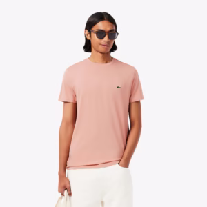 T-Shirt da Uomo a Mezze Maniche in Cotone Pima Lacoste TH6709-ZIH