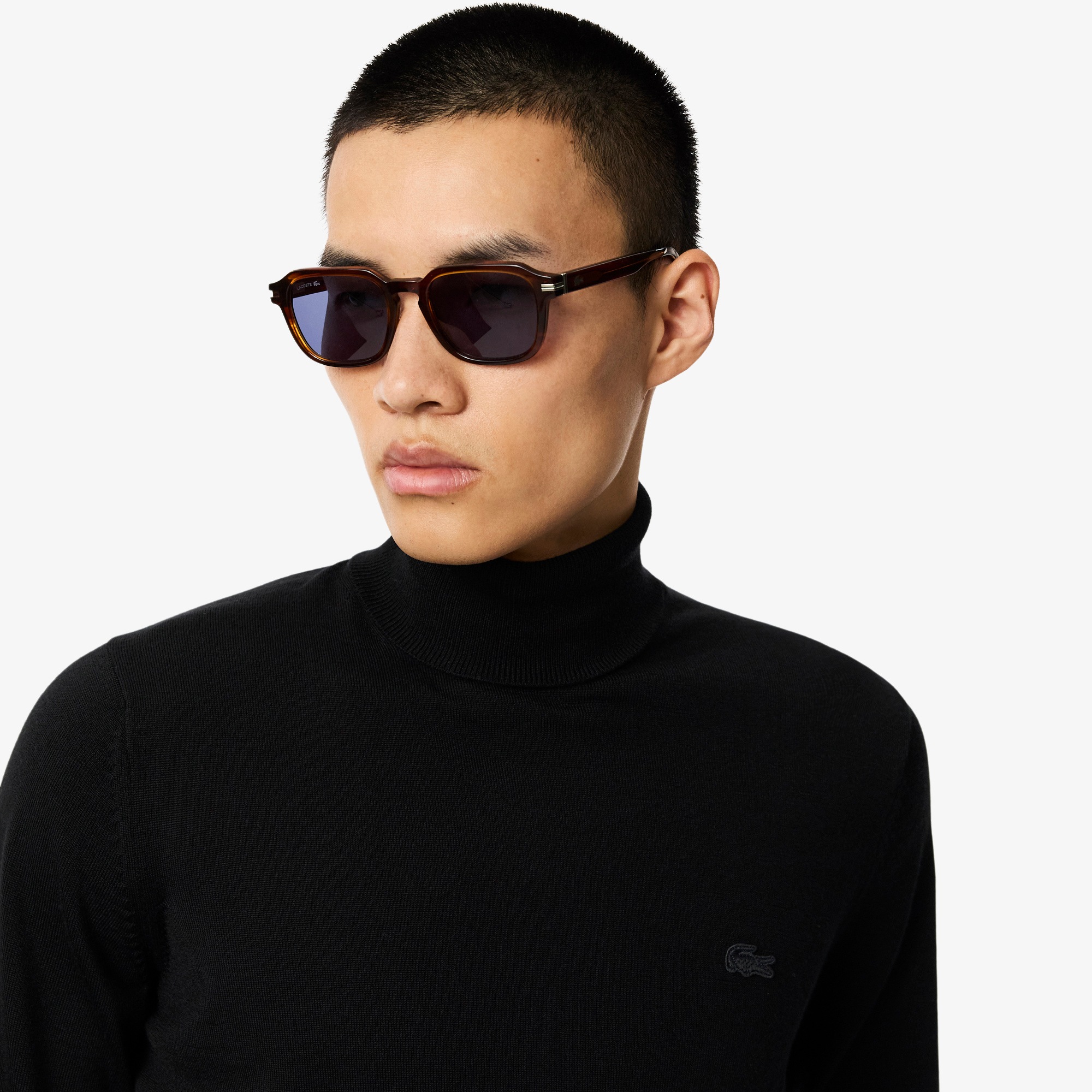 Lacoste Maglione Dolcevita in Lana Merino da Uomo AH1959-031 4 Lacoste Maglione Dolcevita in Lana Merino da Uomo AH1959-031 - immagine 4