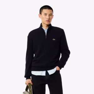 Maglione a Mezza Zip da Uomo Lacoste AH3052-166