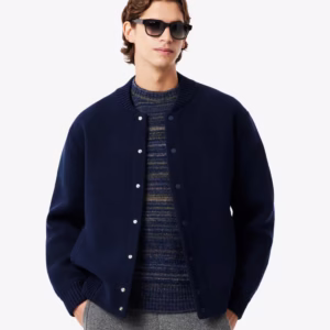 Maglione Bomber da Uono in Lana Merinos Lacoste AH5170-166