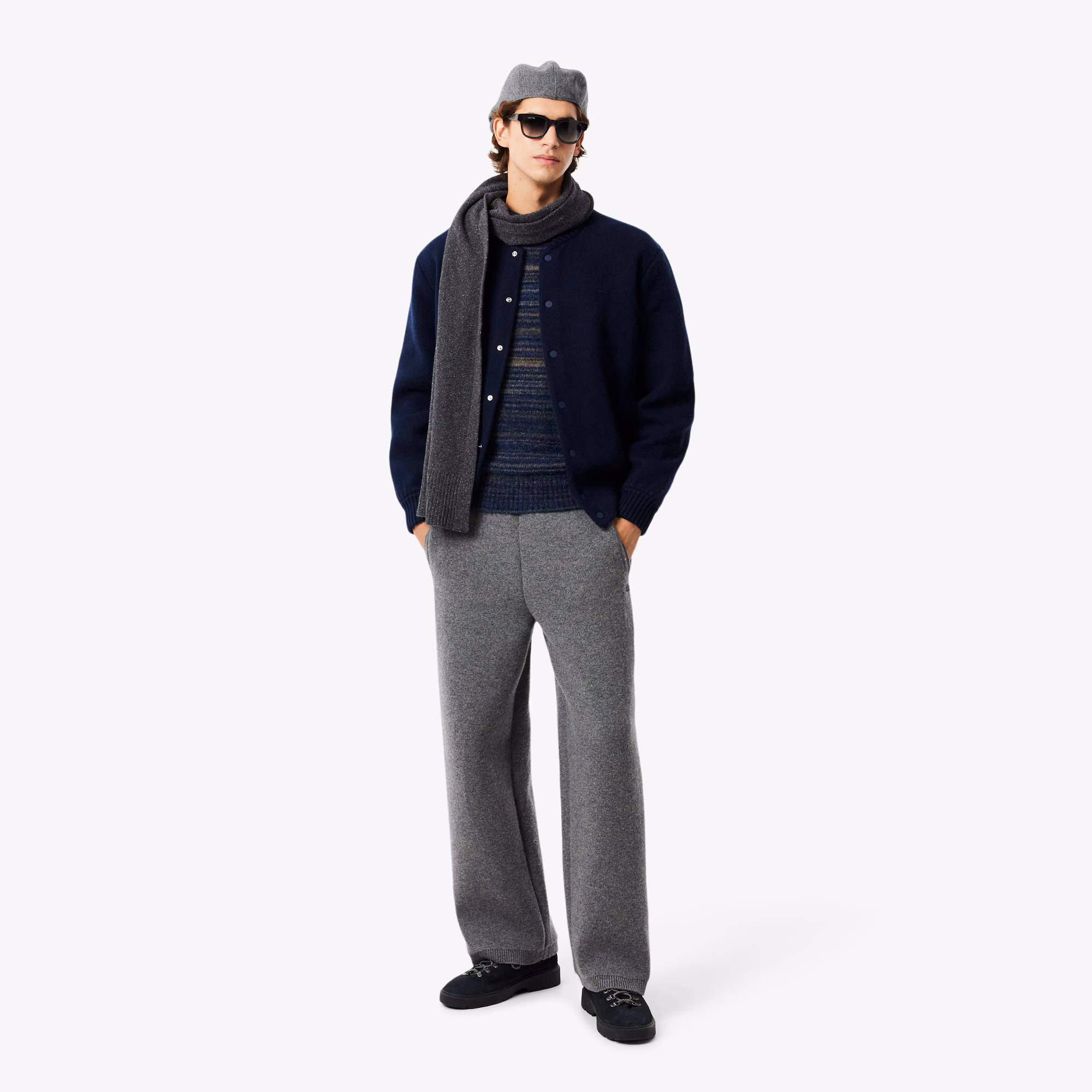 Lacoste Maglione Bomber in Jersey di Lana Merino da Uomo AH5170-166 2 Lacoste Maglione Bomber in Jersey di Lana Merino da Uomo AH5170-166 - immagine 2