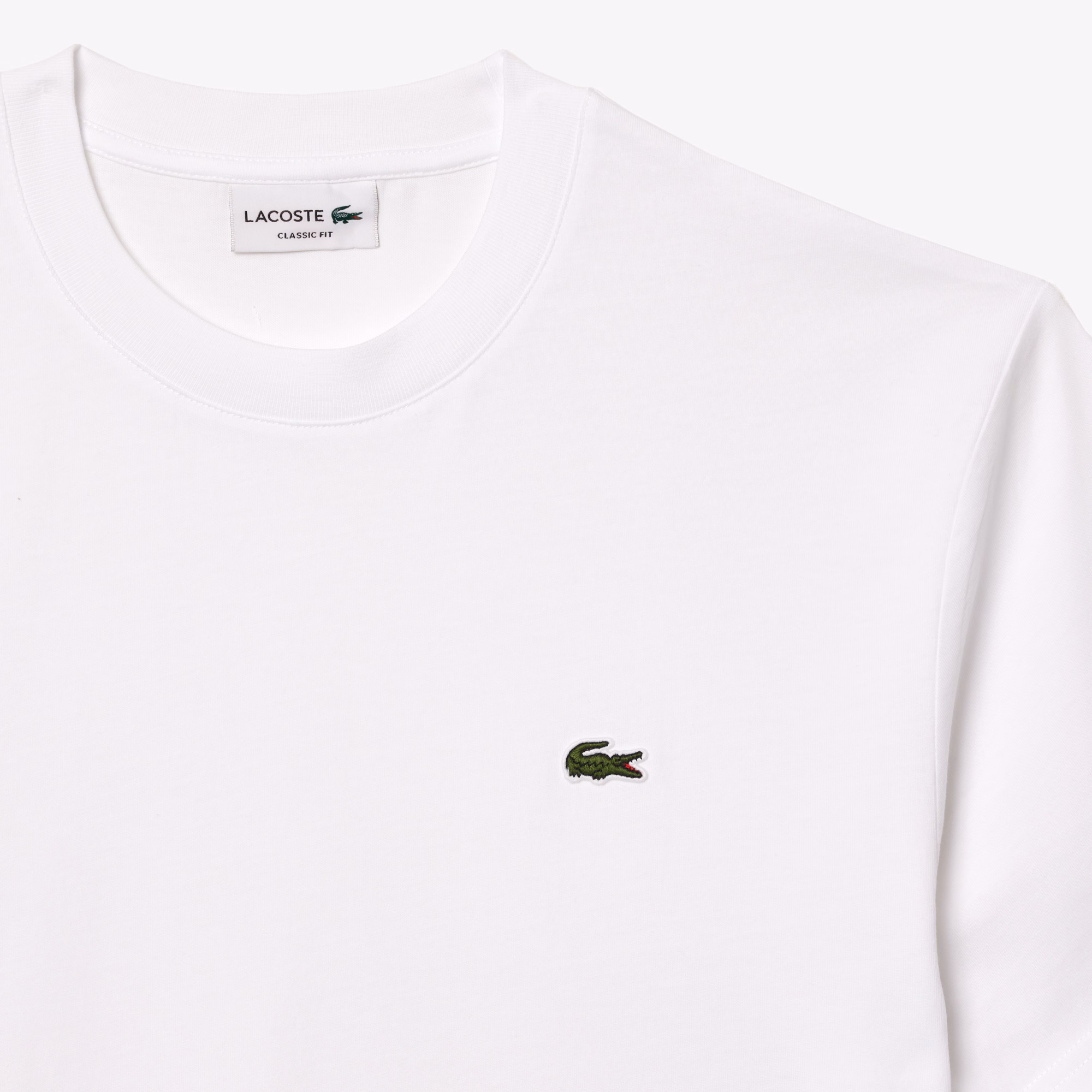 Lacoste T-Shirt a Mezze Maniche in Cotone TH7318-001 5 Lacoste T-Shirt a Mezze Maniche in Cotone TH7318-001 - immagine 5