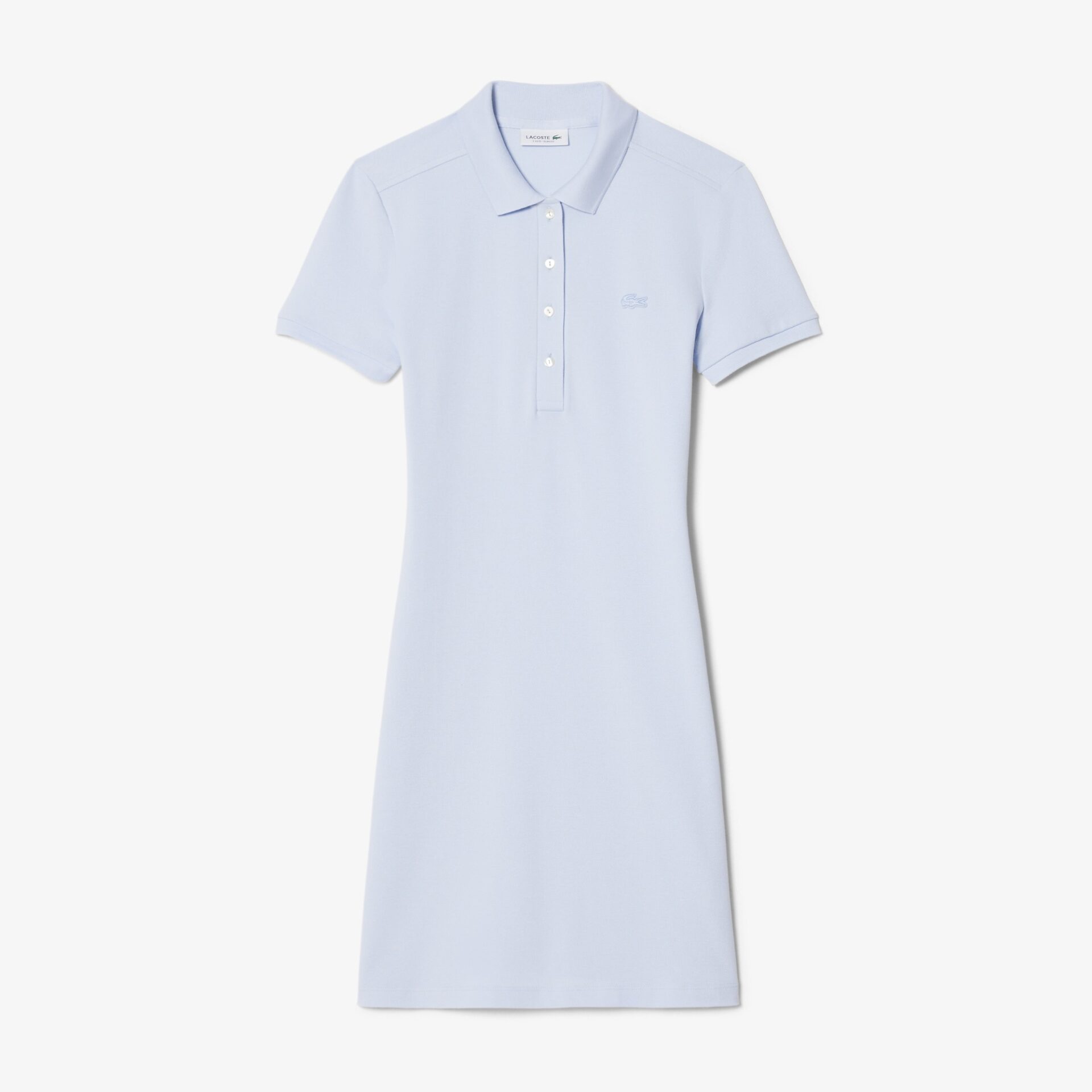 Lacoste Vestito Polo Slim Fit Donna in Mini Piqué Stretch EF5473-J2G 5 Lacoste Vestito Polo Slim Fit Donna in Mini Piqué Stretch EF5473-J2G - immagine 5