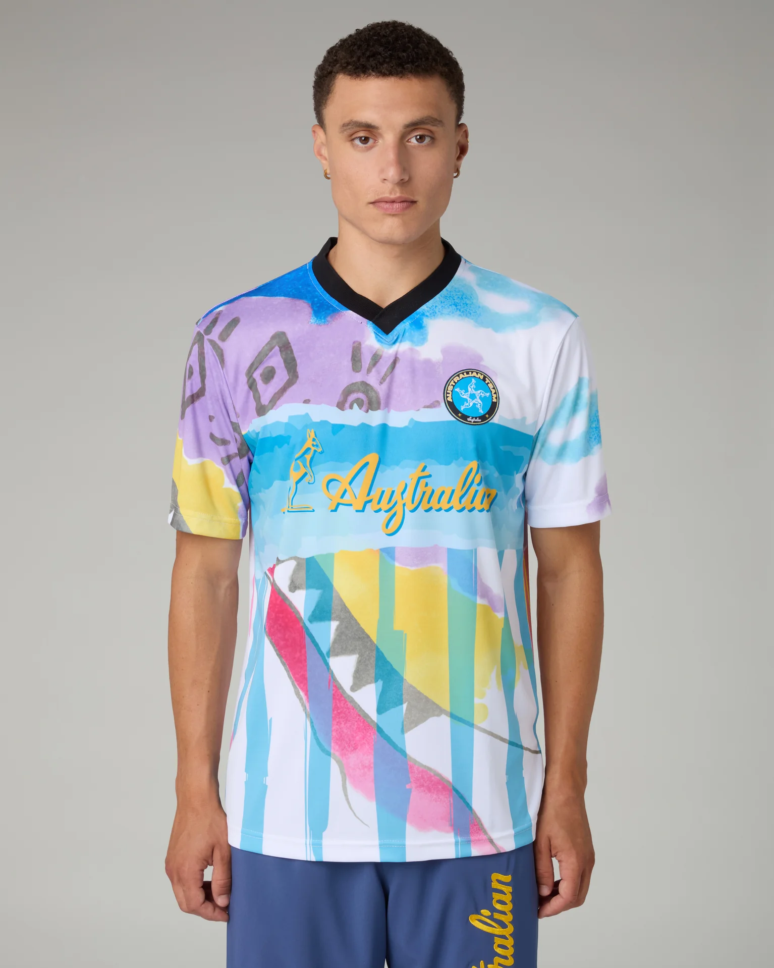 Australian T-shirt Uomo Soccer All Print Ace ARUTS0015-NATI01002
