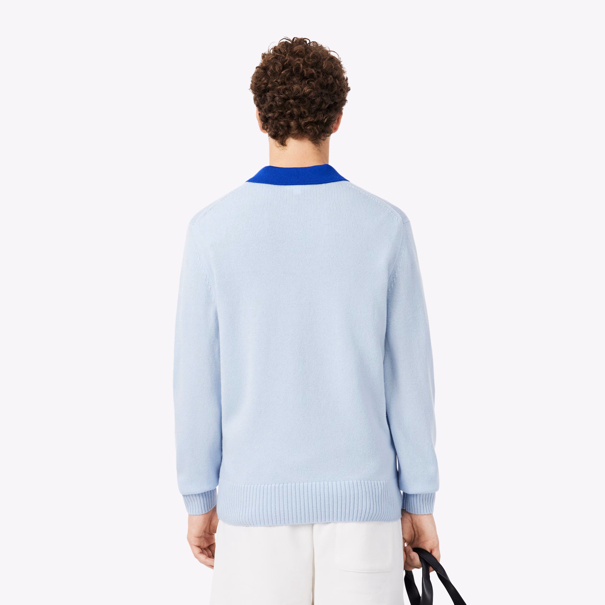 Lacoste Maglione Girocollo in Lana da Uomo AH2916-T01