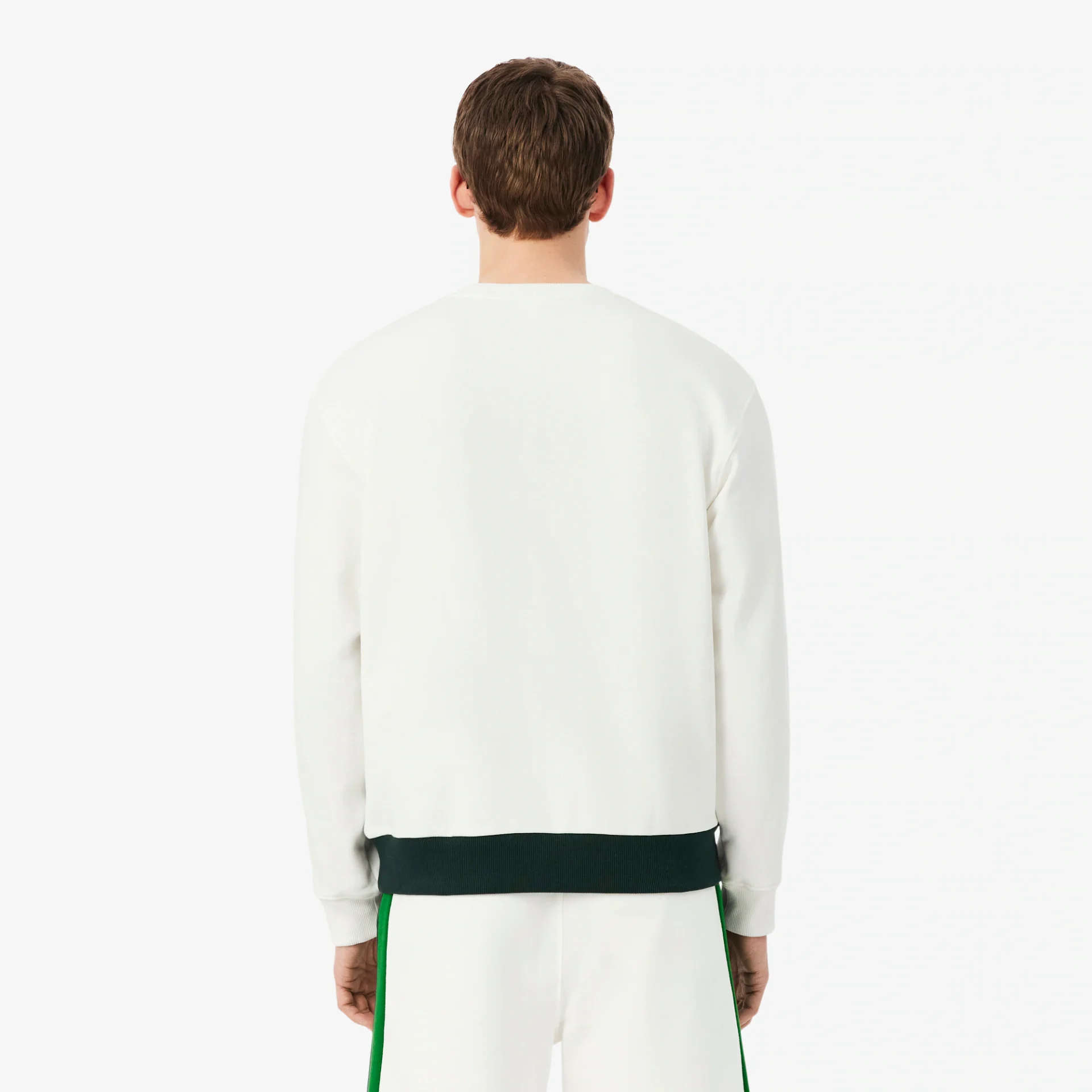 Lacoste Felpa Girocollo Colorblock da Uomo SH9770-0LP