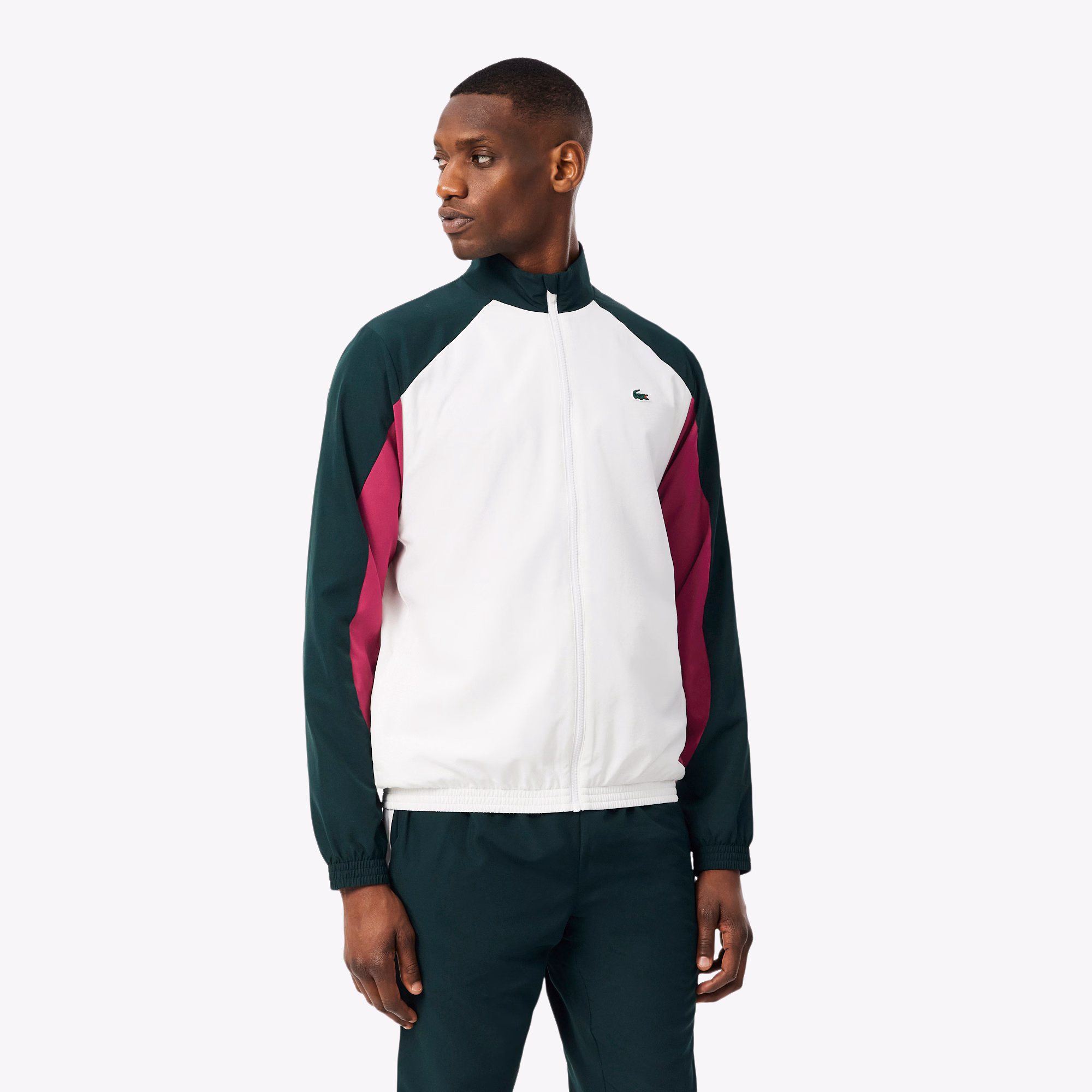 Lacoste Tuta Uomo Colorblock con Stampa WH6603-TYK