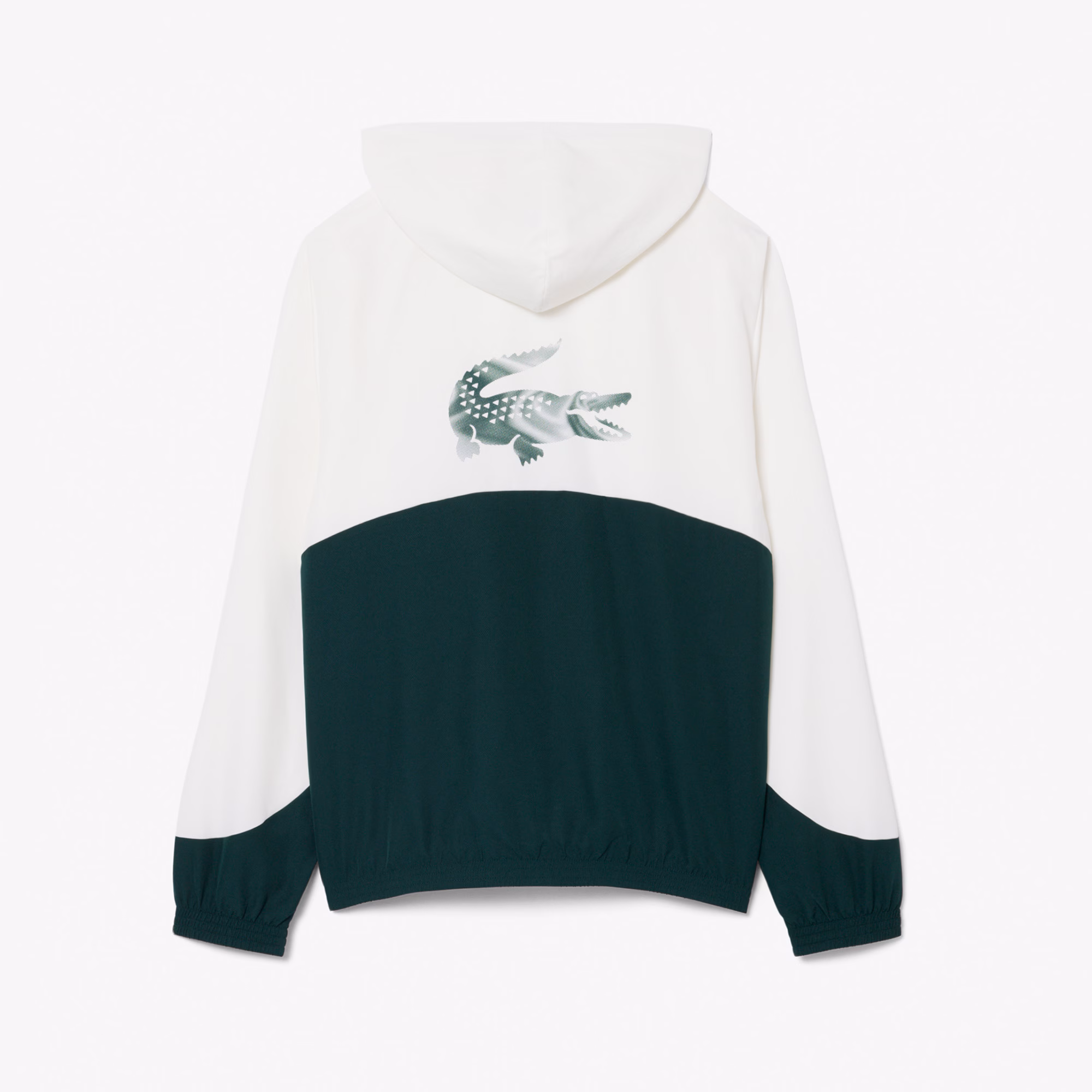 Lacoste Tuta Uomo Colorblock con Cappuccio e Stampa WH6604-TYK