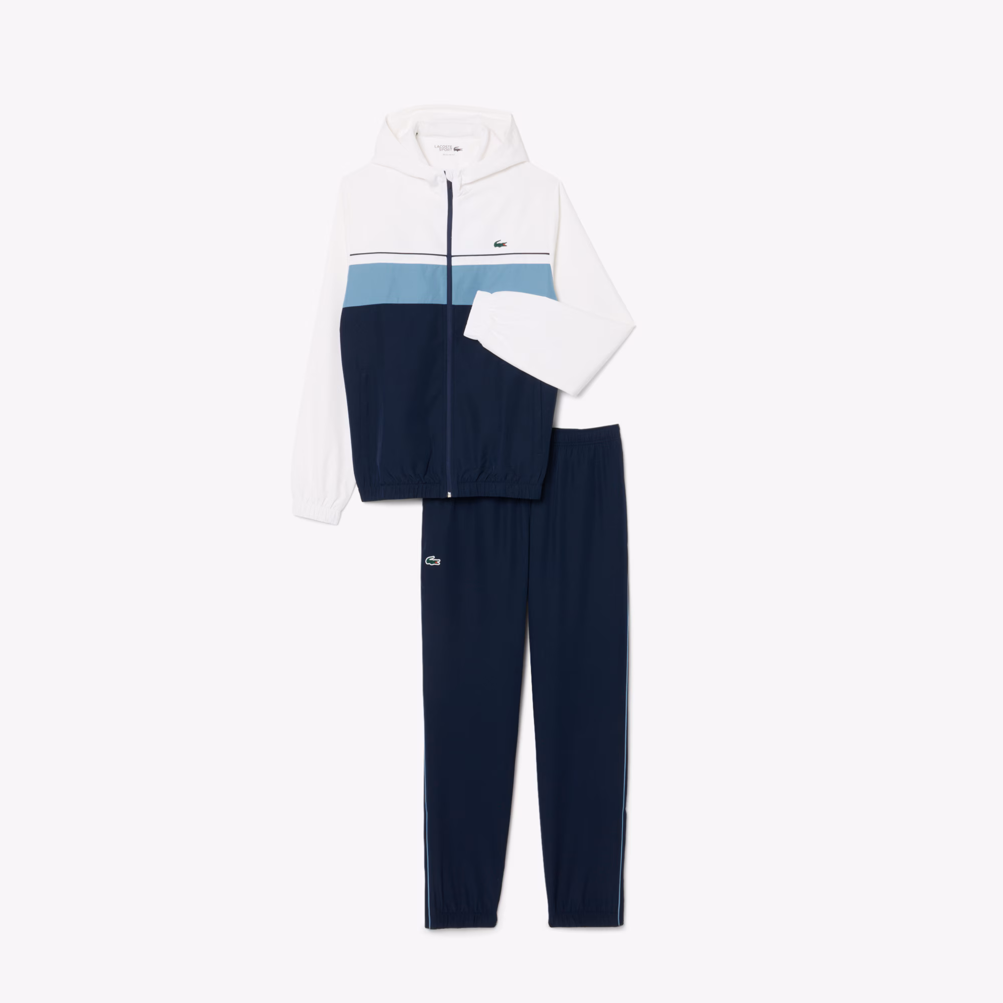 Lacoste Tuta Uomo con Cappuccio in Taffeta WH2661-ZC5